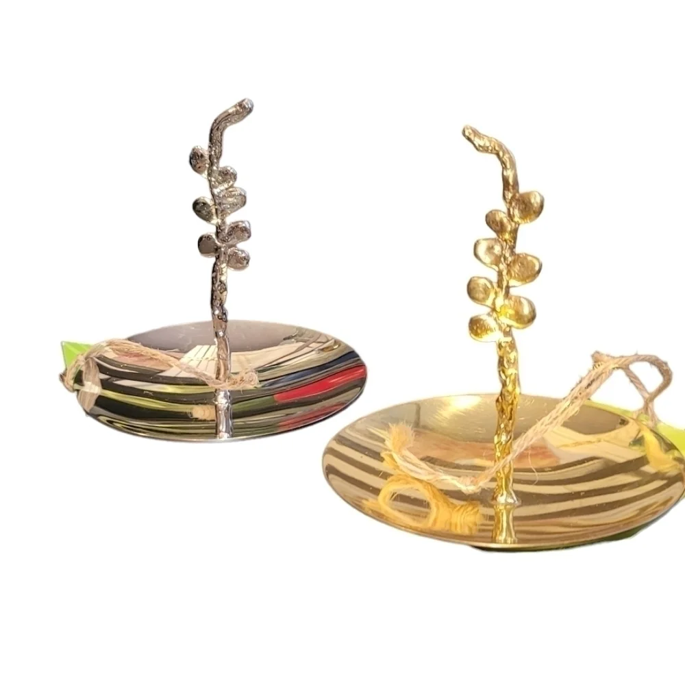 Bauhunia Jewelry Dish Choose Nickel or Brass